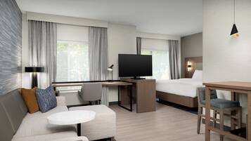 Studio, 1 trÚs grand lit et 1 canapé-lit