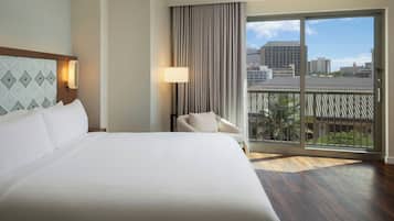 Estúdio, 1 cama King e sofá-cama, para não fumantes | Wi-Fi de cortesia, roupa de cama