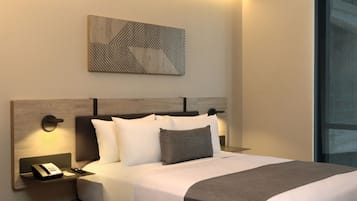 Down comforters, in-room safe, desk, laptop workspace