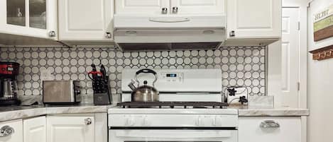 Microwave, oven, stovetop