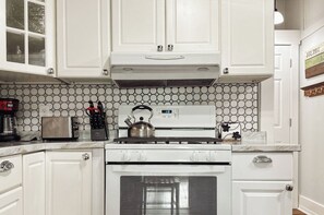 Microwave, oven, stovetop