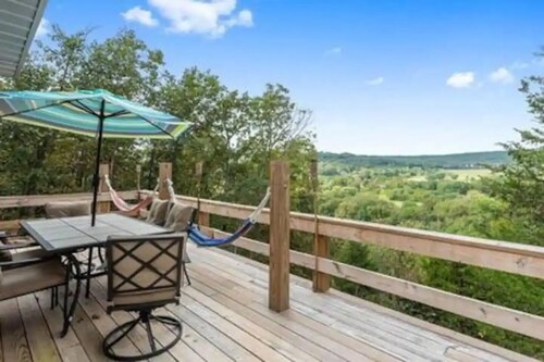 Modern A-FRAME cabin in the Ozark Mountains with amazing views!