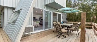 Modern A-FRAME cabin in the Ozark Mountains with amazing views!