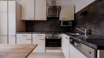 Leilighet – grand, fjellutsikt | Eget kjøkken | Kjøleskap, mikrobølgeovn, ovn og kokeplater