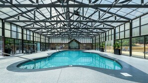 Indoor pool, a heated pool