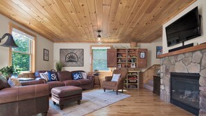 Unclassified image, 2 of 35, button - 6 Minutes to Sunday RIVER 4 Bedroom + Sauna Ski Chalet Cabin (Bethel)