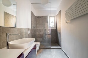 Departamento | Baño | Regadera, secadora de cabello, bidet, toallas 