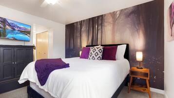 2 bedrooms, iron/ironing board, free WiFi, bed sheets