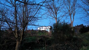 A house surrounded by trees and vegetation. - The Cyberhut (Underwood)