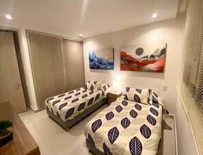 2 habitaciones y ropa de cama 