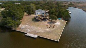 Exterior - Soundside, Canal Front! Water views!, 4x535, The 4x4 Leaf Clover (Corolla)