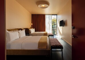 1 chambre, literie de qualité supérieure, couette en duvet d'oie