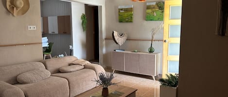 Smart TV y chimenea