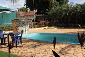 Terrace/patio - Plaza Hotel (Frutal)