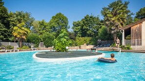 Pool - Bord de Rivière | Tente Lodge équipée | Piscine (Saint-Sozy)