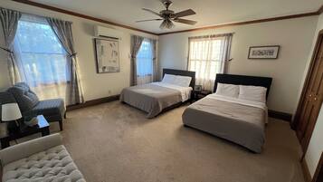 4 bedrooms, desk, iron/ironing board, free WiFi