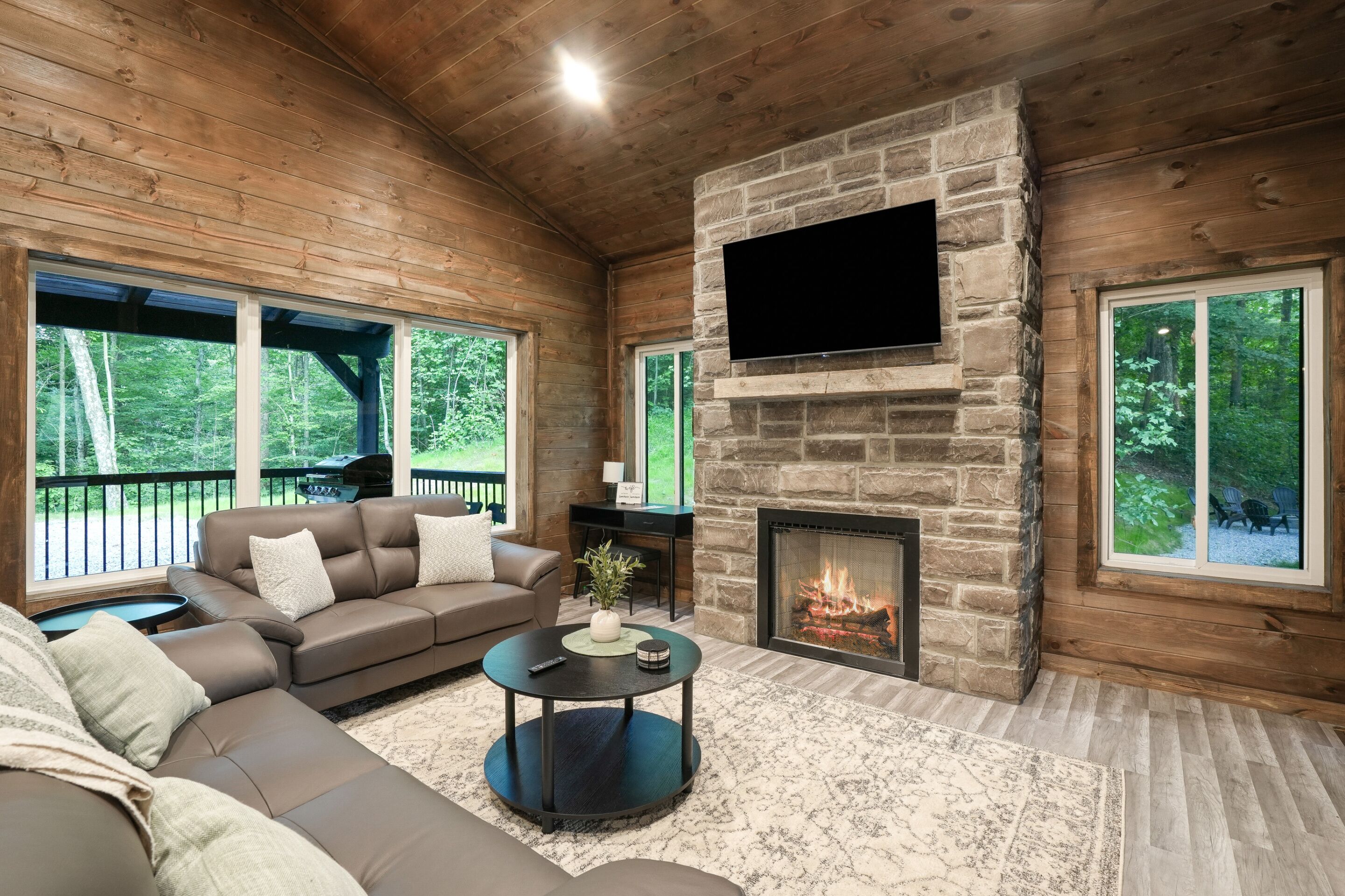 تلفزيون، مدفأة