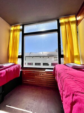 Kamar Double Ekonomi, 1 Tempat Tidur Queen, pemandangan danau terbatas | Ruang kerja ramah laptop, Wi-Fi gratis, dan seprai linen