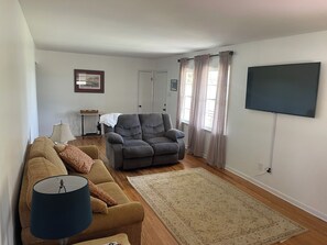 Living area - Quaint costal farm cottage, on a working farm, just mere miles from beaches!  (Cape Charles)