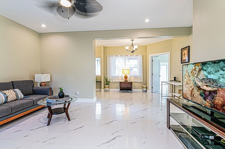 Living area. Modern 2 bedrooms apt. - Seashell One