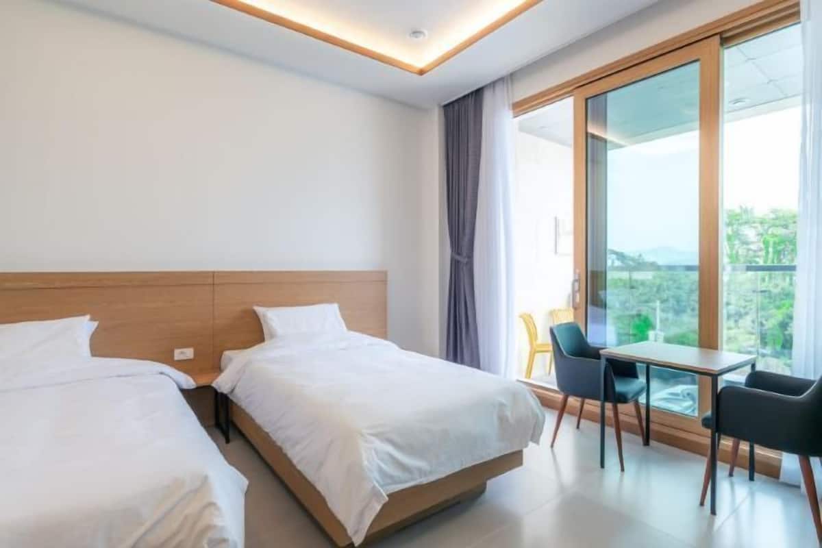 1 Schlafzimmer, individuell dekoriert, individuell eingerichtet