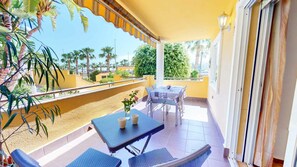 Outdoor dining - Apartment in Cascada de Las Marinas, 300m from the beach (Dénia)