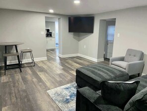 Living area - Beach Tower boardwalk walkout (Atlantic City)
