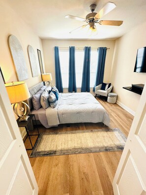 1 間睡房、書桌、熨斗/熨衫板、免費 Wi-Fi