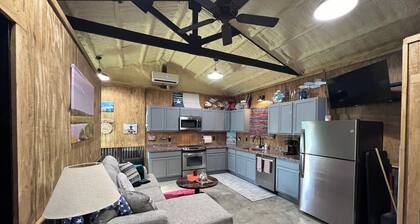 Fisherman’s getaway close to water. Plenty of room for kayak and boat trailers.