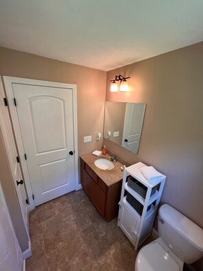 Handdoeken, zeep, shampoo, toiletpapier