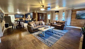 TV connectée, cheminée