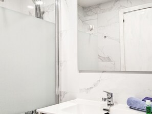Hair dryer, towels
