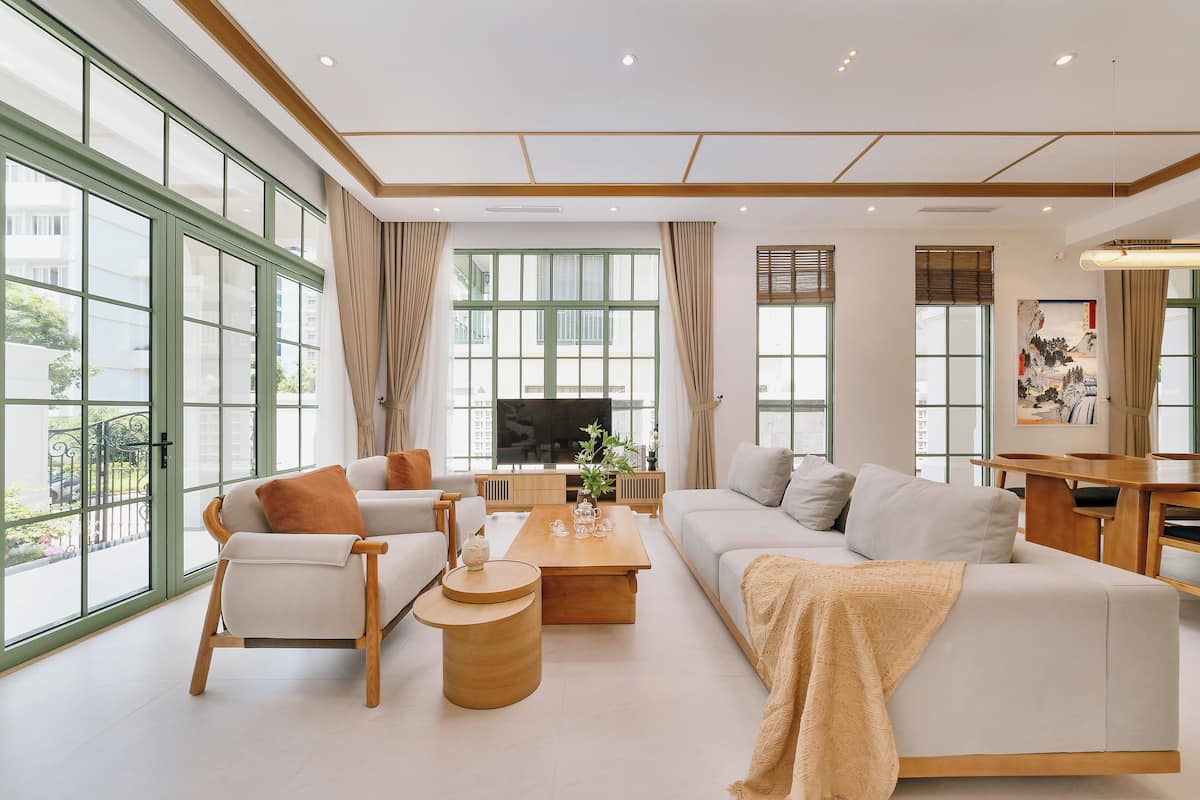 Senior Villa, 4 Bedrooms, Private Pool | Living area
