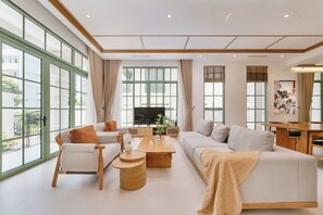 Senior Villa, 4 Bedrooms, Private Pool | Living area - Elyday Apartment Hillside Phu Quoc - Sea & Firework view (Phu Quoc)