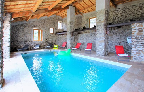 Awesome home in Privas with sauna