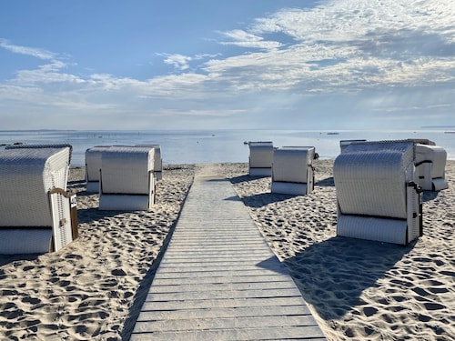 Appartement 'Ferienwohnung Gitti Ueckermünde' avec terrasse privée et Wi-Fi