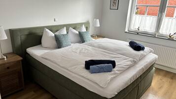 2 slaapkamers, een strijkplank/strijkijzer, gratis wifi