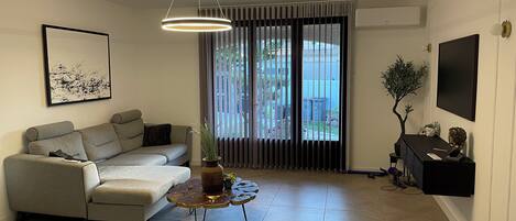 TV connectée, cheminée