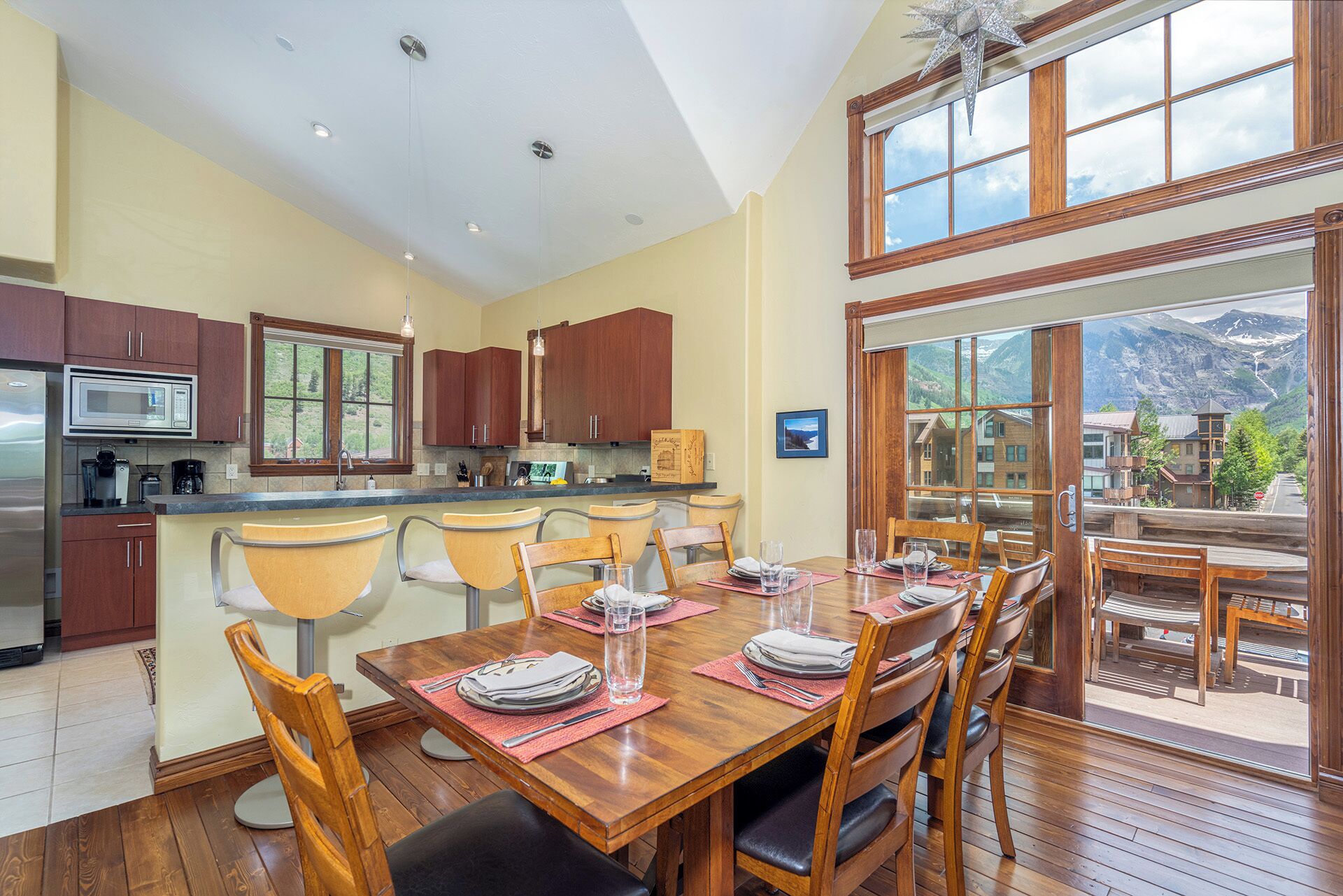 New Listing! Riverfront & Mountain View Townhome - Balconies, Garage