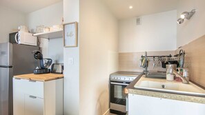 Fridge, microwave, oven, coffee/tea maker - Favourite - 4 pers apt - at the foot of the pistes (Chamrousse)