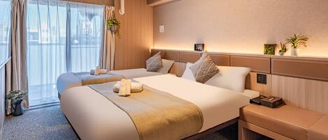 Verdunkelungsvorhänge, schallisolierte Zimmer, kostenloses WLAN