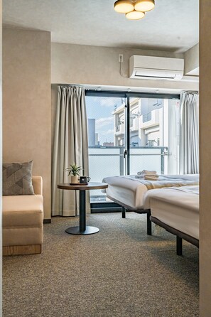 Vierbettzimmer, 2 Queen-Betten, Nichtraucher, Balkon