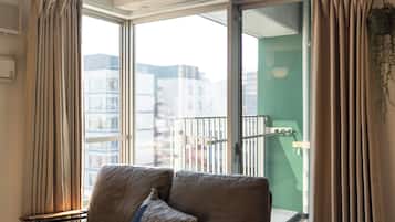 Quarto casal superior, 1 cama Queen, para não fumantes | Quartos à prova de som, Wi-Fi de cortesia