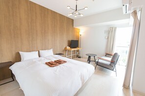 Superior-herbergi með tvíbreiðu rúmi - 1 meðalstórt tvíbreitt rúm - reyklaust | Hljóðeinangrun, ókeypis þráðlaus nettenging