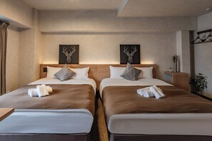 Chambre Quadruple Supérieure, 2 grands lits, non-fumeur, réfrigérateur