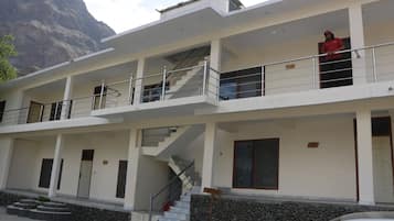 Voorkant van accommodatie