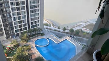 Indoor pool, outdoor pool