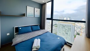 ลักซ์ชัวรี่อพาร์ทเมนท์, 2 ห้องนอน, ห้องน้ำส่วนตัว, วิวเมือง