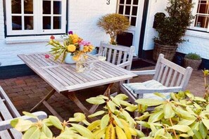 Outdoor dining - The Lütte Comfortable holiday residence (Keitum)