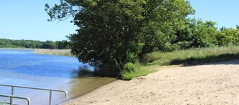 Feriegård ved Vilzsee med sandstrand